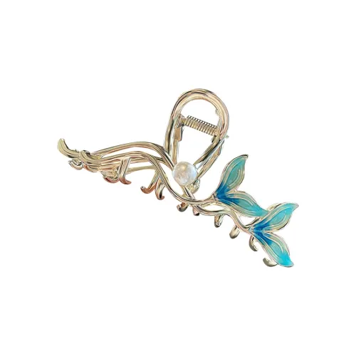Enchanting Cat Alloy Pearl Hair Clip Women's