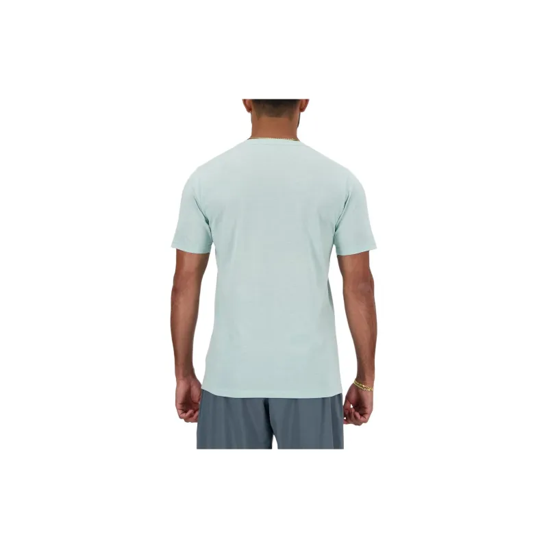 New Balance Heather Tech T Shirt Men's Salt Marsh-1