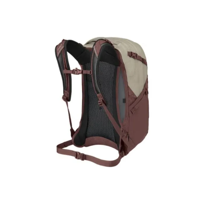 OSPREY Recycled Polyester Outdoor Hiking Bag Backpack Unisex Brown Red & Sandy Brown-3