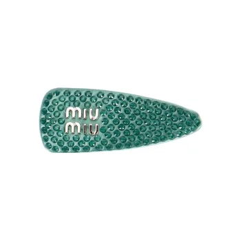 MIU MIU Hair Clip Women's Green