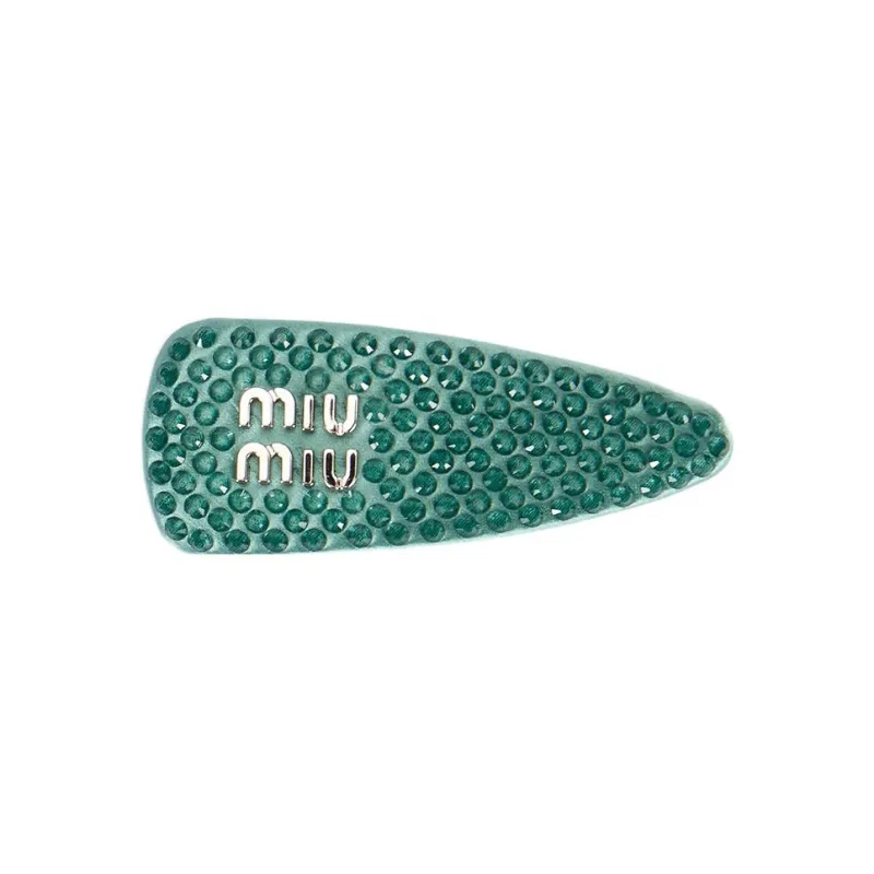 MIU MIU Hair Clip Women's Green-0