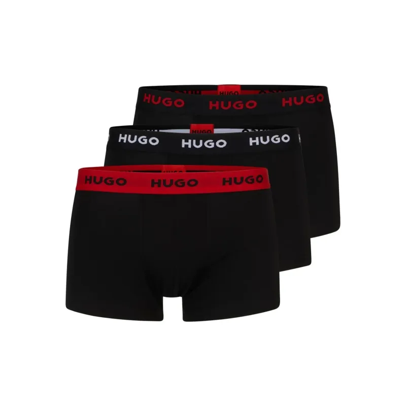 Hugo Logo waistband Briefs Pack Of Three-0
