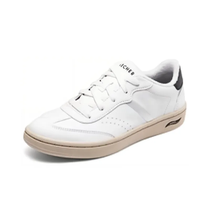 Skechers Modern Comfort Anti Slip Wear Resistant Low Top Skateboard Shoes Women's White Black-2