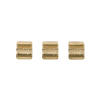 MIU MIU Metal Claw Clip Hair Clips Women's Gold