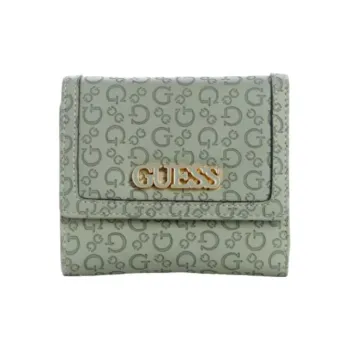 GUESS Faux Leather Wallet Women's Green