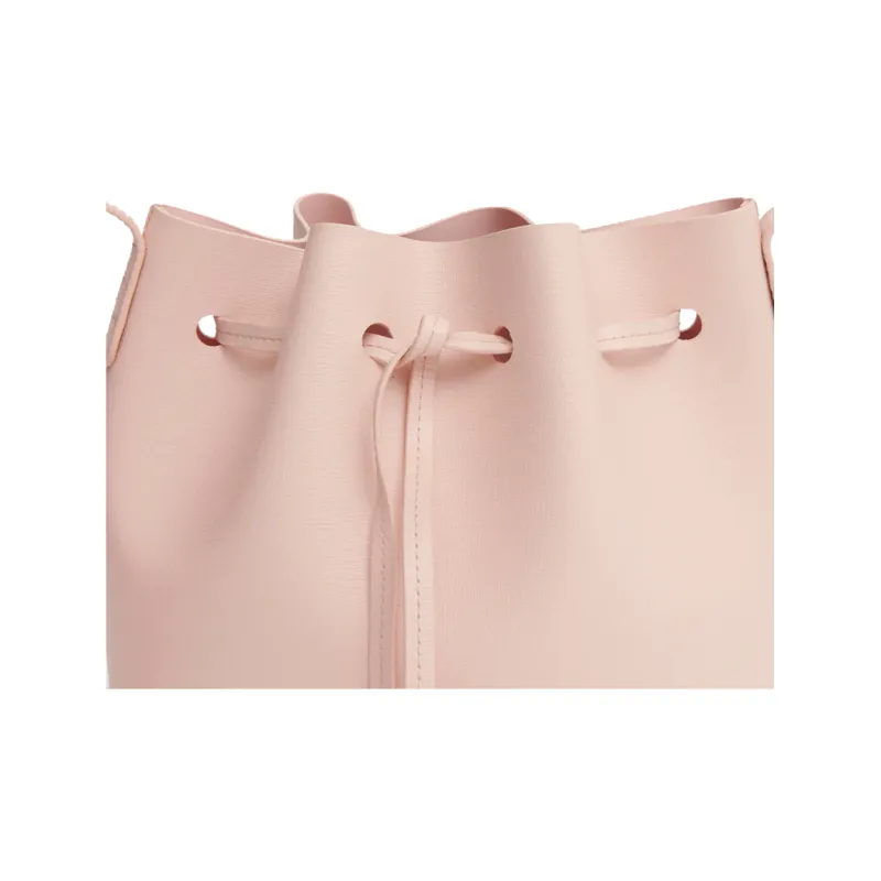 MANSUR GAVRIEL Saffiano Coated Leather Bucket Bags One Shoulder Handbag Crossbody Bag Mini Women's Light Pink-3