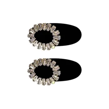 CHIMERA Fabric Acrylic Duck Bill Hair Clips Women's