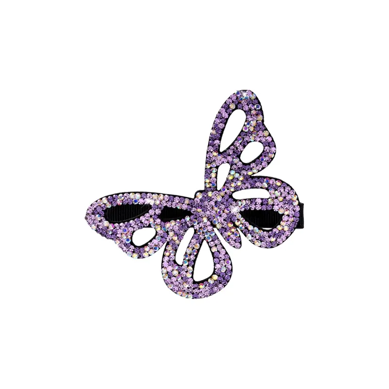 ROYALSASA Alloy, Faux Crystal Hair Clips Women's-0