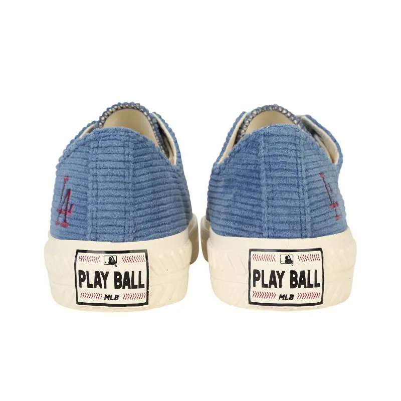 MLB Playball Slip Resistant, Abrasion Resistant, Lightweight Low Top Canvas Shoes Unisex Blue-4