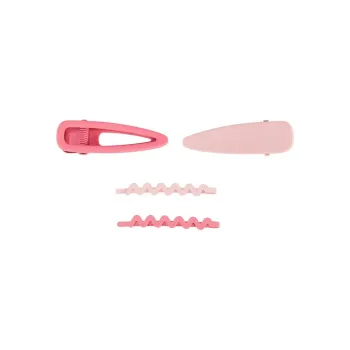 LILY&LOTTY Hair Clips Women's Pink Four-Piece Set