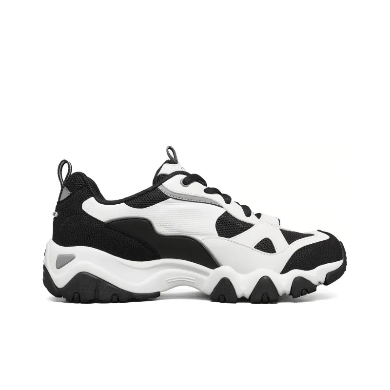 Skechers D Lites 2.0 Sport Shoes Black/White Women's-1