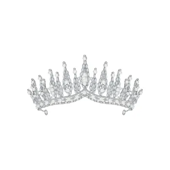 AGOVSKI Copper Alloy+Synthetic Cubic Zirconia Headbands Women's