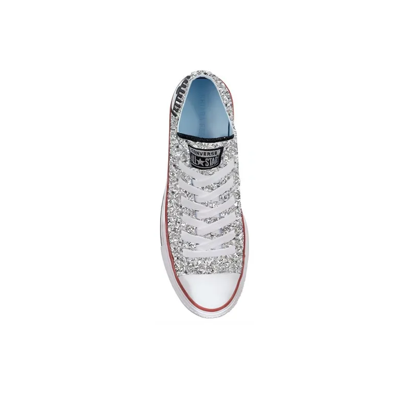 Converse Chiara Ferragni X Women's Chuck Taylor All Star Lift Ox 'Silver Red' Women's-3