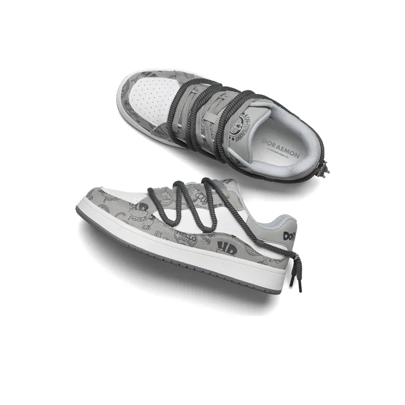 DoraemonA Box Limited Edition Puffy Shoes Low-Top Skateboard Shoes Unisex-144