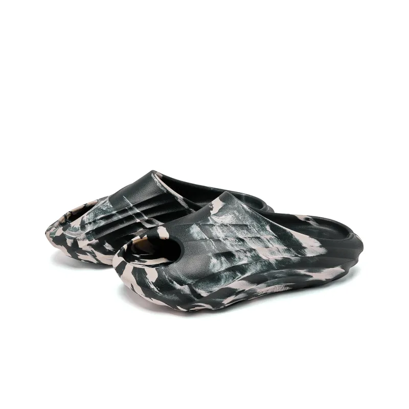 QIAODAN Gravitational Drag Slide Slippers Men Ink Gray Dusty-2