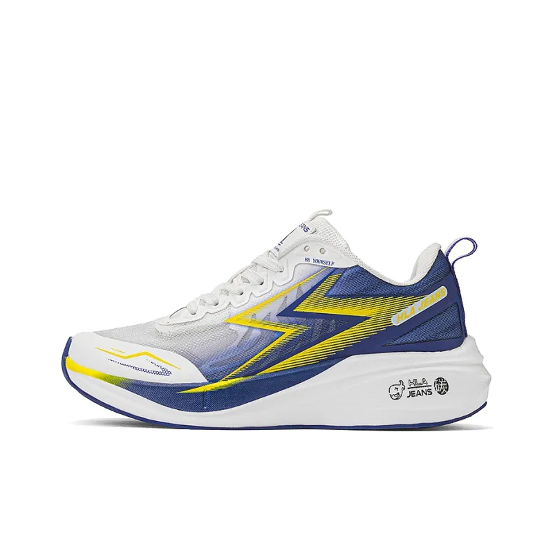 HLA JEANS Cushioning Rebound Wear-Resistant Lightweight Breathable Slip-Resistant Low-Top Running Shoes Unisex-1