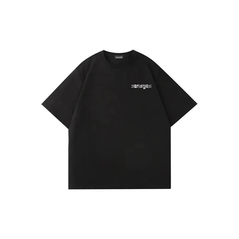 SANSYAS T Shirts Unisex Black-1