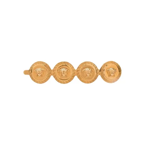 VERSACE Hair Clips Women's Gold