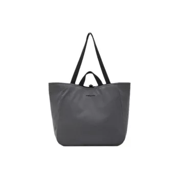 HEAD Polyester Tote Bag Shopping Bag Shoulder Bag Crossbody Bag Handbag Large Size Women's Dark Gray & Black