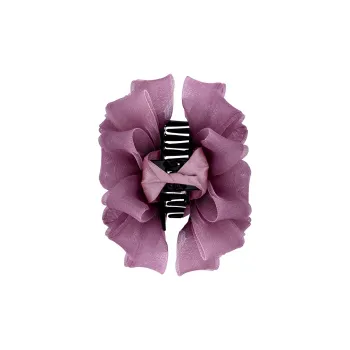 ROYALSASA Organza Acrylic Hair Clips Women's