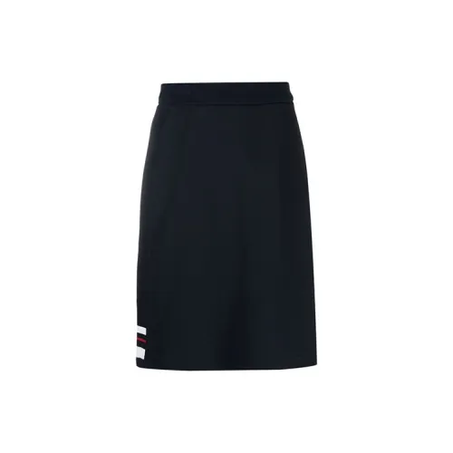 THOM BROWNE Casual Long Skirts Women's Dark Blue