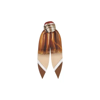 Burberry Silk Hair Band Women's Brown