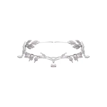 LILY&LOTTY Crystal Headbands Women's Silver