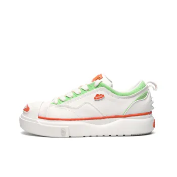 UNNAMED FORCES Canvas Shoes Unisex Low Top White/Green