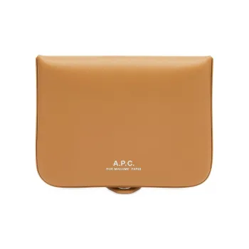A.P.C Leather Wallet Men's Brown