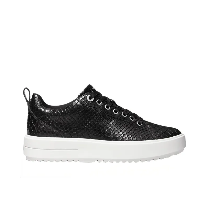 MICHAEL KORS Emmett Low Top Stylish Skateboarding Shoes Women's Black-1