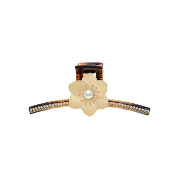 ROYALSASA Acrylic, Alloy Accessories, Faux Pearl Hair Clips Women's