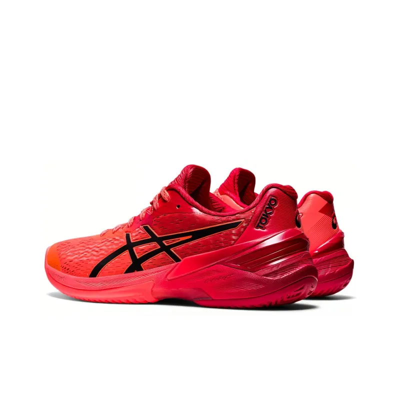 Asics Sky Elite Ff Tokyo Running Shoes Red/Black Women's-3