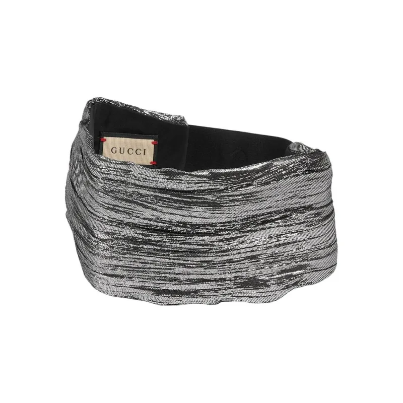 GUCCI Hair Bands Women's Silver-1