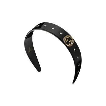 GUCCI GG Headbands Women's Black