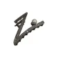 Black Z-Shaped Claw Clip
