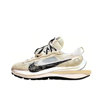 Nike VaporWaffle Cushioned Slip Resistant Low Top Casual Shoes Men's White Black