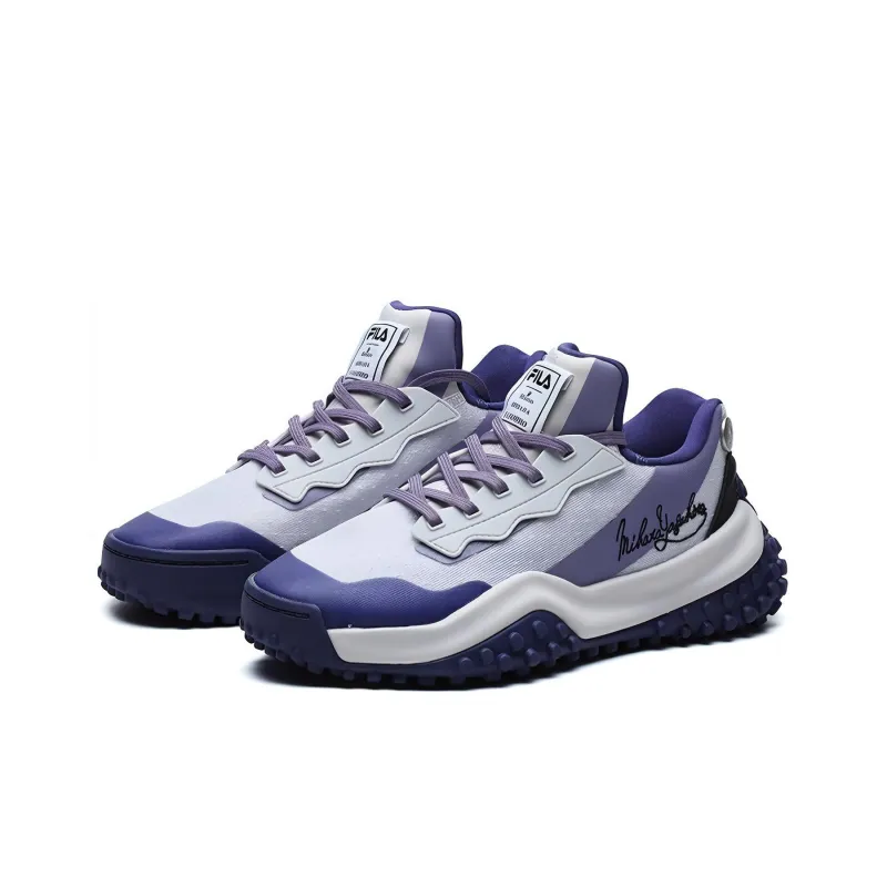 MIHARA YASUHIRO x FILA FM9 Cushioning Anti-Slip Wear-Resistant Breathability Low-Top Casual Shoes Women's Light Lilac-2