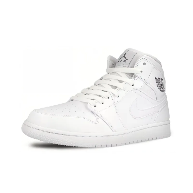 JORDAN 1 Retro Mid 'White Cool Grey' Gs-2