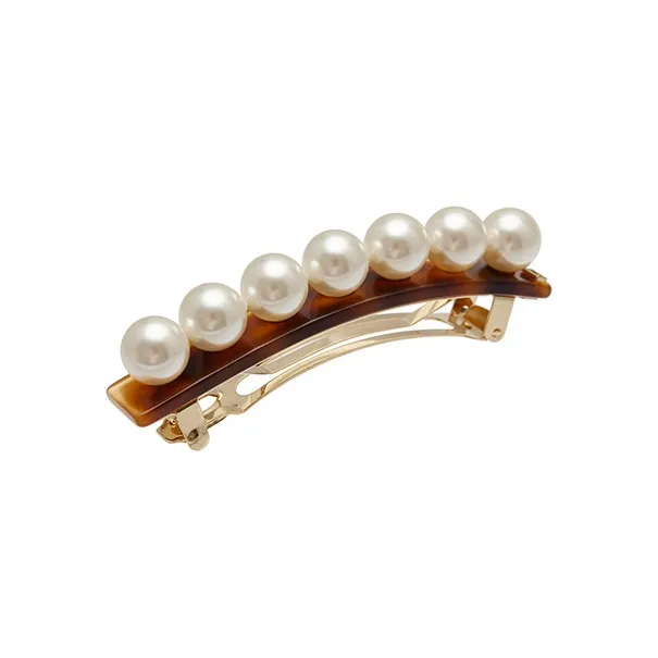 ALEXANDRE DE PARIS Jade Bead 8cm Hair Clip Headpiece Women's-10