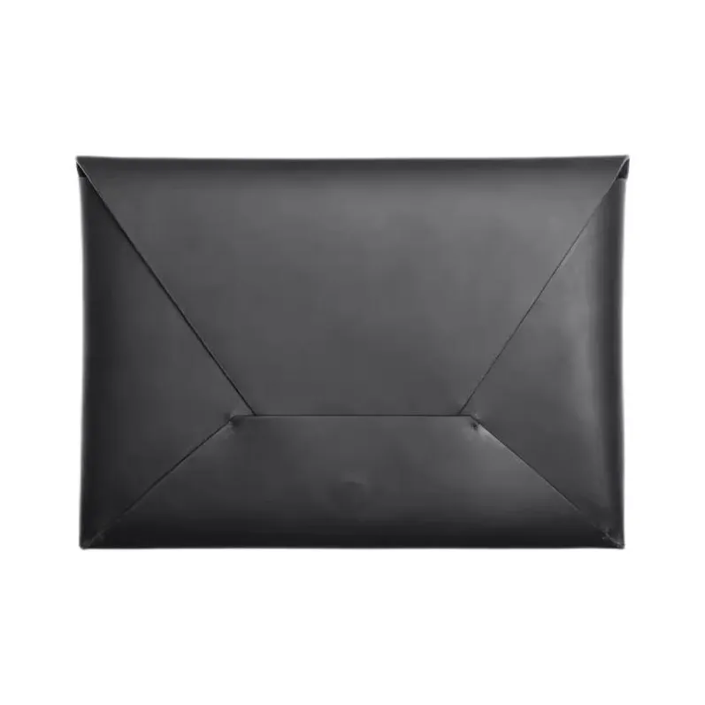 ZARA Cow Leather Clutch Men's Black-0
