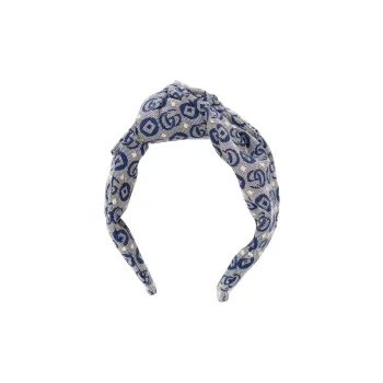 GUCCI Monogram Ruched Headband