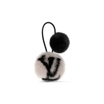 LOUIS VUITTON Lv Cosy Mink Fur Elastic Scrunchy