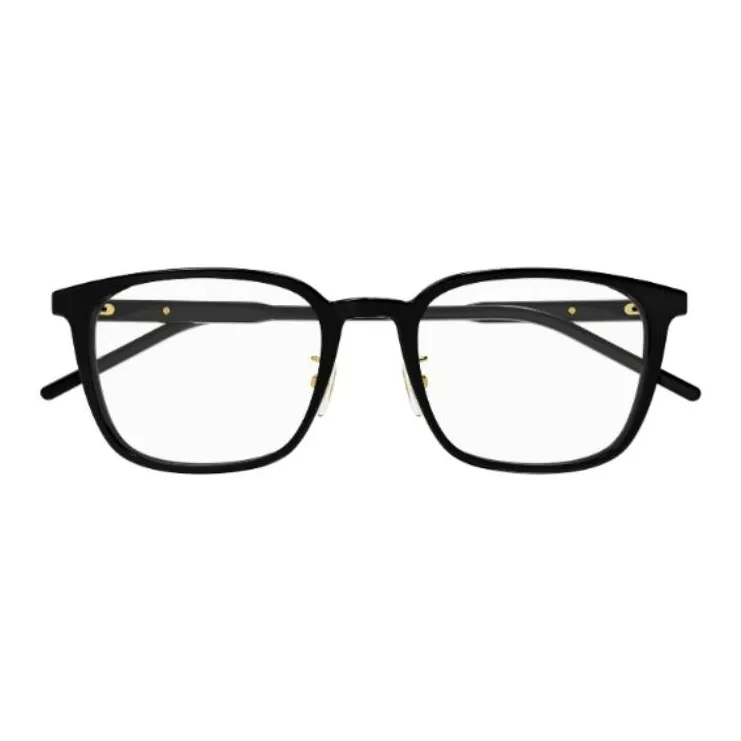 GUCCI Acetate Square Eyeglass Frames Men's Black-1