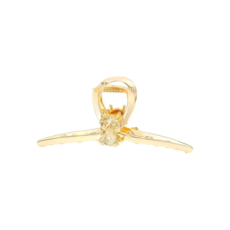 Specialoutlook Hair Clips Women's Gold Black-0
