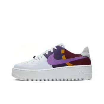 Nike Air Force 1 Sage Low Lx Grey Dark Orchid Women's