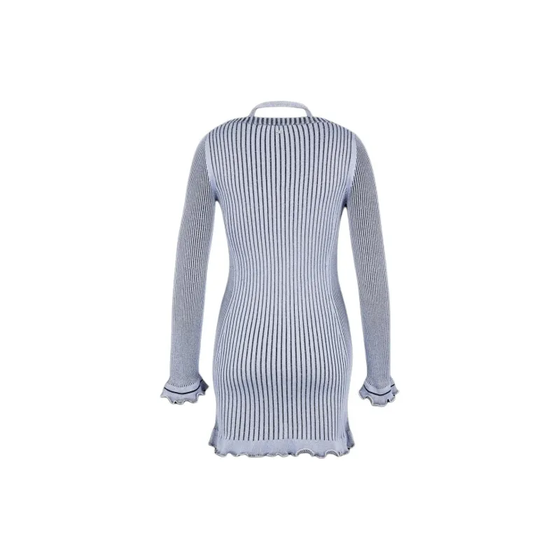 SONIA RYKIEL SS24 Long-Sleeved Dresses Women's Light Blue-1