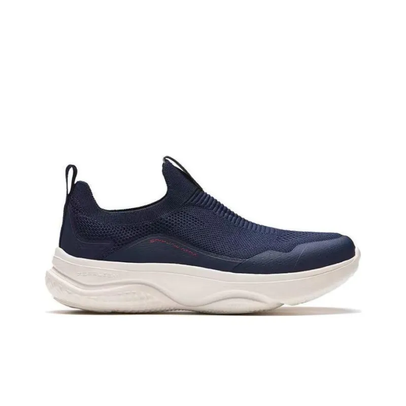 Anta Variety Training Collection Cushioned Wear Resistant Breathable Lightweight Low Top Training Shoes Men's Navy Blue-1