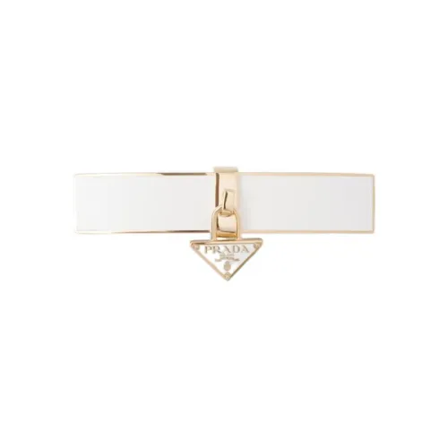 PRADA Hair Clips Women's White