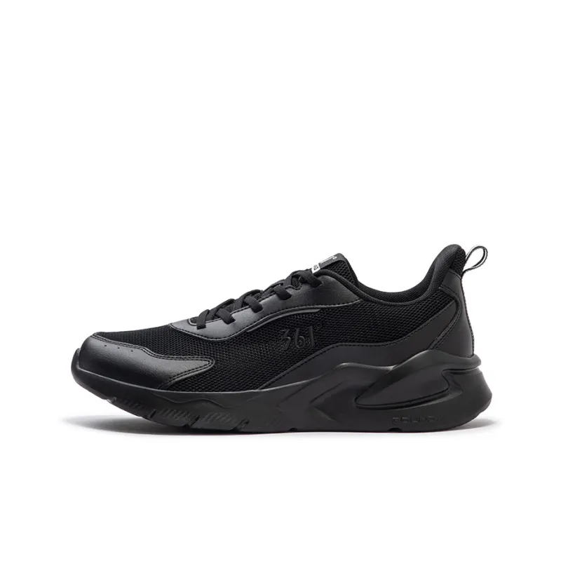 361° Blade Cushioning, Slip Resistant, And Abrasion Resistant Low Top Running Shoes Men's Obsidian Black-0