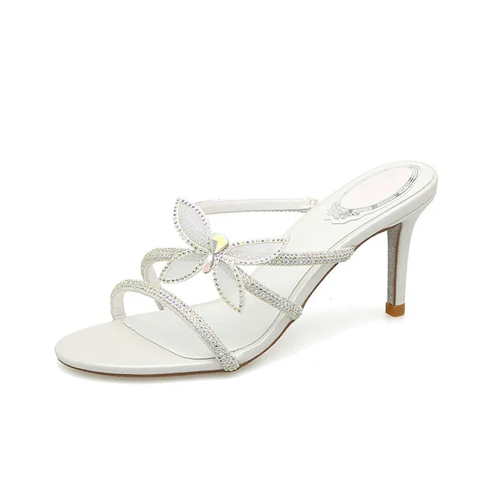 STARRO Slide Slippers Women's White-6